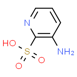 ChemSpider 2D Image | 3-Amino-2-pyridinesulfonic acid | C5H6N2O3S