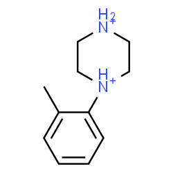 ChemSpider 2D Image | 1-(2-Methylphenyl)piperazinediium | C11H18N2