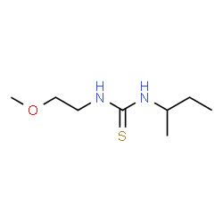 ChemSpider 2D Image | 1-sec-Butyl-3-(2-methoxyethyl)thiourea | C8H18N2OS