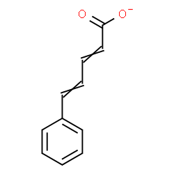 ChemSpider 2D Image | 5-Phenyl-2,4-pentadienoate | C11H9O2