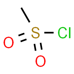 ChemSpider 2D Image | Methanesulfonyl chloride | CH3ClO2S