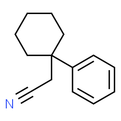 ChemSpider 2D Image | (1-Phenylcyclohexyl)acetonitrile | C14H17N