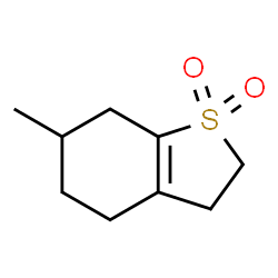 ChemSpider 2D Image | 6-Methyl-2,3,4,5,6,7-hexahydro-1-benzothiophene 1,1-dioxide | C9H14O2S