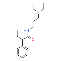 ChemSpider 2D Image | N-[3-(Diethylamino)propyl]-2-phenylbutanamide | C17H28N2O