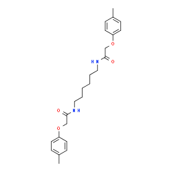 ChemSpider 2D Image | N,N'-1,6-Hexanediylbis[2-(4-methylphenoxy)acetamide] | C24H32N2O4