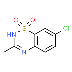 ChemSpider 2D Image | diazoxide | C8H7ClN2O2S