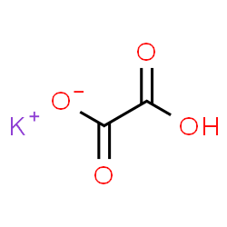ChemSpider 2D Image | Potassium hydrogen oxalate | C2HKO4