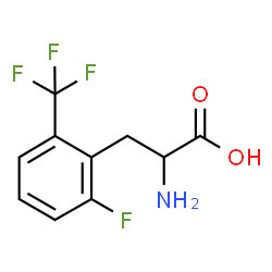 ChemSpider 2D Image | 2-Fluoro-6-(trifluoromethyl)phenylalanine | C10H9F4NO2