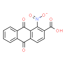 ChemSpider 2D Image | 1-nitroanthraquinone-2-carboxylic acid | C15H7NO6