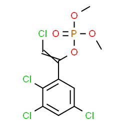 ChemSpider 2D Image | 2-Chloro-1-(2,3,5-trichlorophenyl)vinyl dimethyl phosphate | C10H9Cl4O4P