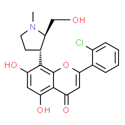 ChemSpider 2D Image | Riviciclib | C21H20ClNO5