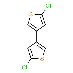 ChemSpider 2D Image | 5,5'-Dichloro-3,3'-bithiophene | C8H4Cl2S2