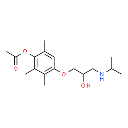 ChemSpider 2D Image | METIPRANOLOL | C17H27NO4
