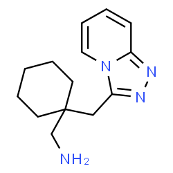 ChemSpider 2D Image | 1-[1-([1,2,4]Triazolo[4,3-a]pyridin-3-ylmethyl)cyclohexyl]methanamine | C14H20N4