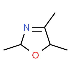 ChemSpider 2D Image | 2,4,5-Trimethyl-2,5-dihydrooxazole | C6H11NO