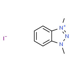 ChemSpider 2D Image | 1,3-Dimethyl-1H-benzotriazol-3-ium iodide | C8H10IN3