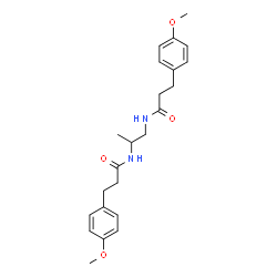 ChemSpider 2D Image | N,N'-1,2-Propanediylbis[3-(4-methoxyphenyl)propanamide] | C23H30N2O4