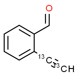 ChemSpider 2D Image | 2-(~13~C_2_)Ethynylbenzaldehyde | C713C2H6O