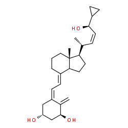 ChemSpider 2D Image | (1S,3R,5Z,7E,14xi,22Z,24S)-26,27-Cyclo-9,10-secocholesta-5,7,10,22-tetraene-1,3,24-triol | C27H40O3