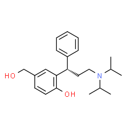 ChemSpider 2D Image | (S)-5-Hydroxymethyl Tolterodine | C22H31NO2