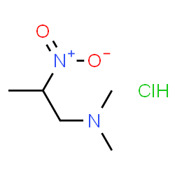 ChemSpider 2D Image | N,N-Dimethyl-2-nitro-1-propanamine hydrochloride (1:1) | C5H13ClN2O2