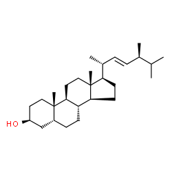 ChemSpider 2D Image | (3beta,5beta,22E,24S)-Ergost-22-en-3-ol | C28H48O