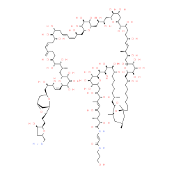 ChemSpider 2D Image | (2S,3R,5R,6E,8R,9S)-10-[(2R,3R,4R,5S,6R)-6-{(1S,2R,3S,4S,5R,11S)-12-[(1R,3S,5S,7R)-5-{(8S)-9-[(2R,3R,4R,5R,6S)-6-{(2S,3S,4E,6S,9R,10S)-10-[(2S,4R,5S,6R)-6-{(2R,3R)-4-[(2R,3S,4R,5R,6S)-6-{(2S,3Z,5E,8R,
9S,10R,12Z,17S,18R,19R,20R)-21-[(2R,3R,4R,5S,6R)-6-{(1Z,3R,4R)-5-[(1S,3R,5R,7R)-7-{2-[(2R,3R,5S)-5-(Aminomethyl)-3-hydroxytetrahydro-2-furanyl]ethyl}-2,6-dioxabicyclo[3.2.1]oct-3-yl]-3,4-dihydroxy-1-p
enten-1-yl}-3,4,5-trihydroxytetrahydro-2H-py | C129H223N3O54