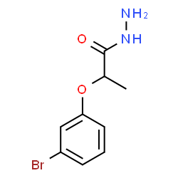 ChemSpider 2D Image | 2-(3-Bromophenoxy)propanehydrazide | C9H11BrN2O2