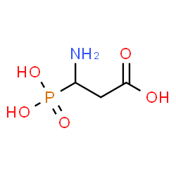 ChemSpider 2D Image | 3-Amino-3-phosphonopropanoic acid | C3H8NO5P