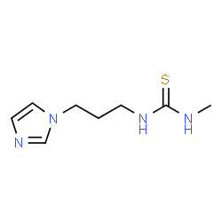 ChemSpider 2D Image | 1-[3-(1H-Imidazol-1-yl)propyl]-3-methylthiourea | C8H14N4S