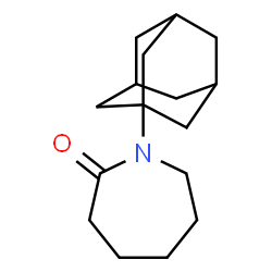 ChemSpider 2D Image | 1-(1-ADAMANTYL)-2-AZEPANONE | C16H25NO