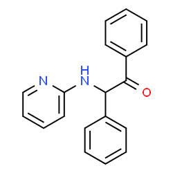 ChemSpider 2D Image | 1,2-Diphenyl-2-(2-pyridinylamino)ethanone | C19H16N2O