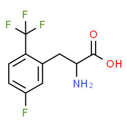 ChemSpider 2D Image | 3-Fluoro-6-(trifluoromethyl)phenylalanine | C10H9F4NO2