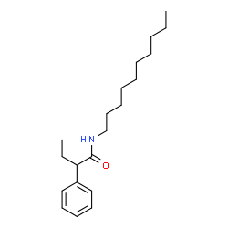 ChemSpider 2D Image | N-Decyl-2-phenylbutanamide | C20H33NO