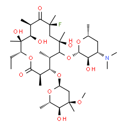 ChemSpider 2D Image | Flurithromycin | C37H66FNO13