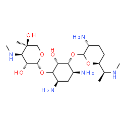 ChemSpider 2D Image | Gentamicin C1 sulfate | C21H43N5O7