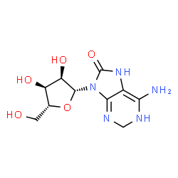 ChemSpider 2D Image | 8-Oxoadenosine | C10H15N5O5