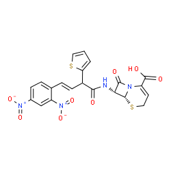 ChemSpider 2D Image | nitrocefin | C21H16N4O8S2