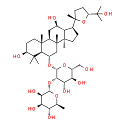 ChemSpider 2D Image | Pseudoginsenoside-F11 | C42H72O14