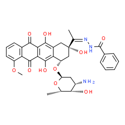 ChemSpider 2D Image | Zorubicin | C34H35N3O10