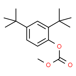 ChemSpider 2D Image | (2,4-ditert-butylphenyl) methyl carbonate | C16H24O3