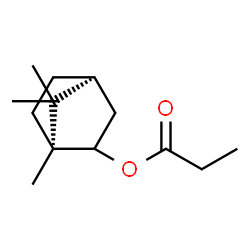 ChemSpider 2D Image | (1S,4S)-1,7,7-Trimethylbicyclo[2.2.1]hept-2-yl propionate | C13H22O2