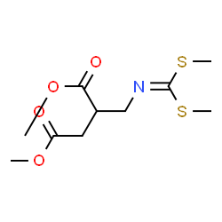 ChemSpider 2D Image | Dimethyl 2-({[bis(methylsulfanyl)methylene]amino}methyl)succinate | C10H17NO4S2