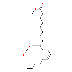 ChemSpider 2D Image | Methyl (10E,12Z)-9-hydroperoxy-10,12-octadecadienoate | C19H34O4