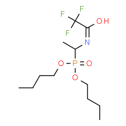 ChemSpider 2D Image | (1E)-N-[1-(Dibutoxyphosphoryl)ethyl]-2,2,2-trifluoroethanimidic acid | C12H23F3NO4P