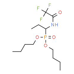 ChemSpider 2D Image | (1E)-N-[1-(Dibutoxyphosphoryl)propyl]-2,2,2-trifluoroethanimidic acid | C13H25F3NO4P