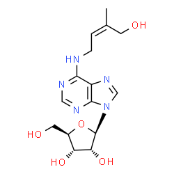 ChemSpider 2D Image | cis-zeatin riboside | C15H21N5O5