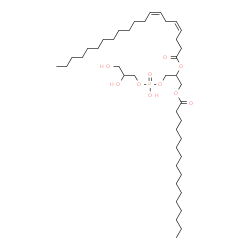 ChemSpider 2D Image | 22,25,26-Trihydroxy-22-oxido-16-oxo-17,21,23-trioxa-22lambda~5~-phosphahexacosan-19-yl (4Z,7Z)-4,7-icosadienoate | C42H79O10P
