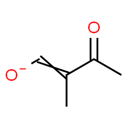 ChemSpider 2D Image | 2-Methyl-3-oxo-1-buten-1-olate | C5H7O2