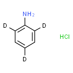 ChemSpider 2D Image | (2,4,6-~2~H_3_)Aniline hydrochloride (1:1) | C6H5D3ClN